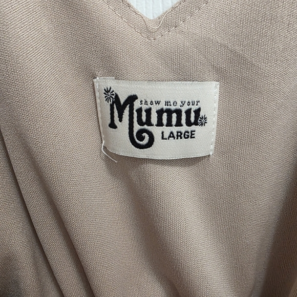 SHOW ME YOUR MUMU | Beige Kendall Maxi Dress - Large - Picture 6 of 6